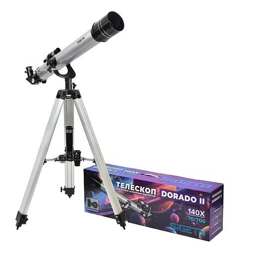 Телескоп SIGETA Dorado II 70/700 AZ с адаптером для смартфона (65345) - фото 2