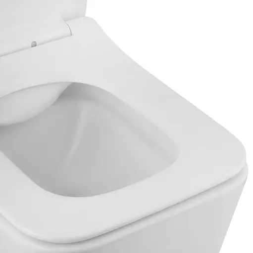 Унитаз подвесной безободковый Kroner Eifel WHI523629 RIMLESS с сиденьем (KE523629WHIR) (CV032968) - фото 5