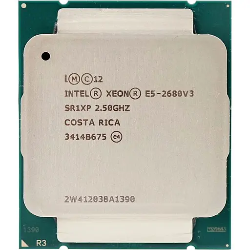 Процессор Intel Xeon e5-2680 v3 2.5-3.3 GHz, LGA2011 120W Б/У