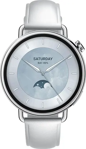 Смарт-часы Xiaomi Watch S4 41mm Leather Strap White (BHR07VUGL) - фото 3