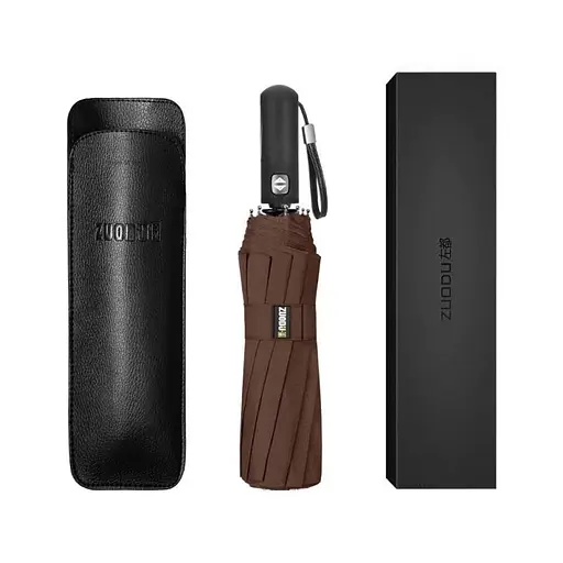 Парасолька Xiaomi Zuodu Automatic Umbrella ZD001 Brown (68846) - фото 3