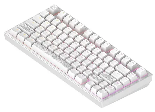 Клавіатура Dark Project ALU81 Terra Nostra ENG/UA (DPKB_NOSTRA_81_ANSI_WHITE_UA) - фото 3