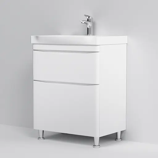 Тумба підлогова AM.PM Like 65 см з умивальником (M80-FSX0652-WC0652-38) - фото 4