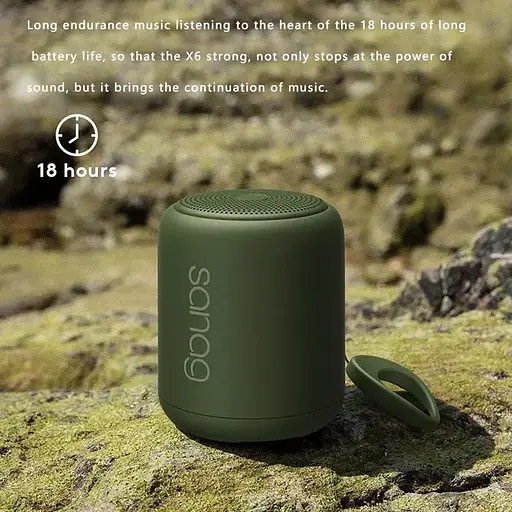Портативна колонка Sanag X6S зелений - фото 2