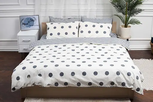 Комплект постільної білизни Moon&Star двоспальний 175х210 см наволочки 2х70х70 см Riccarda Ranforce Elite - фото 2