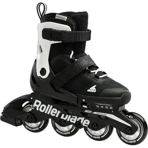 Ролики Rollerblade Microblade 2023 28-32 Black/White (1012-07221900-787-28-32) - фото 4