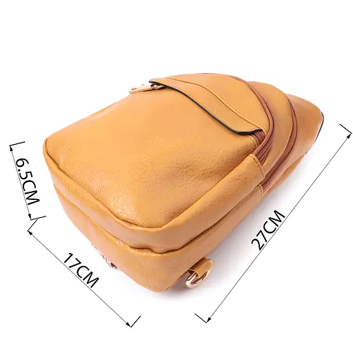 Женская сумка Vintage через плечо с отверстием для наушников из экокожи 17х27х6.5 см sum0026979 - фото 3