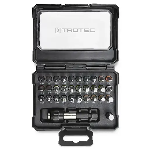 Набор бит Trotec PSCS Screwdriver 32 pieces Bit Set (DAS302814) - фото 2
