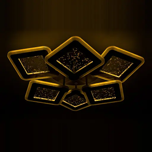 Люстра світлодіодна VALESO V K39977-6 GD з пультом - фото 5