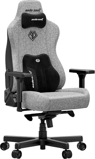 Игровое кресло Anda Seat Kaiser 3E Grey Fabric Size XL (AD23YC-XL-09-G-CF-G01) - фото 1