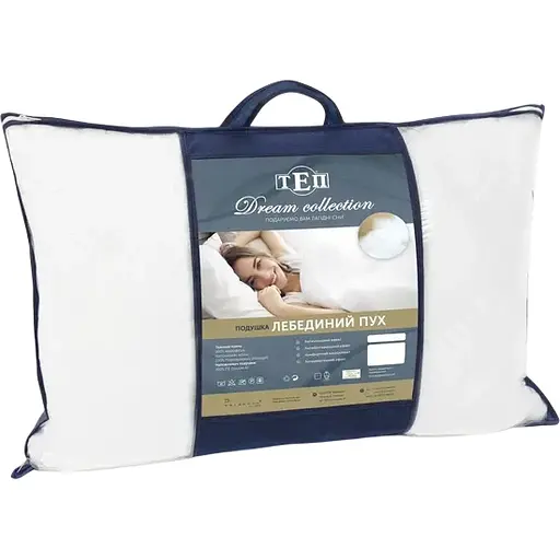 Подушка ТЕП Friendly Лебединый пух тик 70 x 70 см (3-02916_00000) - фото 1