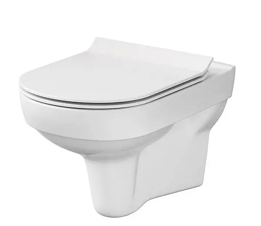 Унітаз підвісний CET 794 Cersanit City CleanOn з дюропластовим Slim сидінням SoftClose+QuickRelease 30412 - фото 1