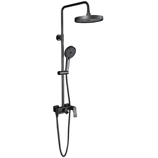 Душова система Frap F2475-9, Графітовий хром - фото 1