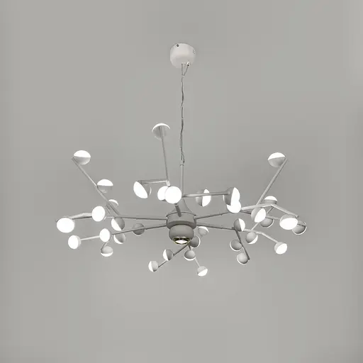 Люстра-молекула в белом на 36 светодиодов | Ст. SP 06/36 WT | Line F - фото 5