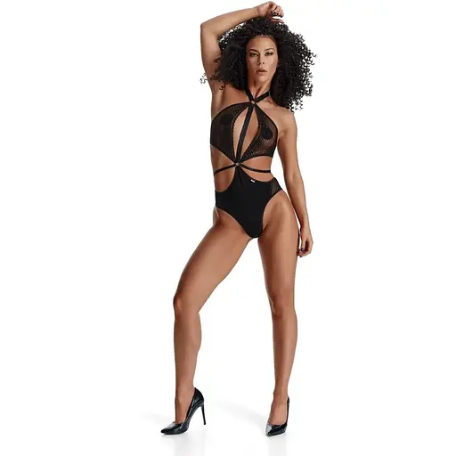 Боді Demoniq LadyX Perla XXL чорний