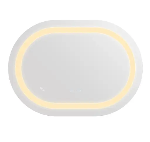Дзеркало Qtap Gemini (GE1) овальне з LED-підсвічуванням Touch QT2578R6080 - фото 4