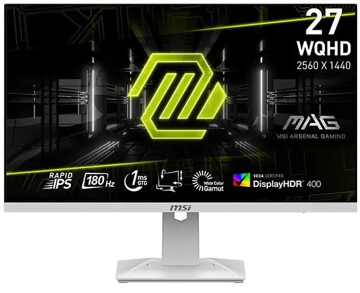 Монитор 27" MSI MAG 274QRFW QHD IPS 180Hz (MAG 274QRFW) - фото 1