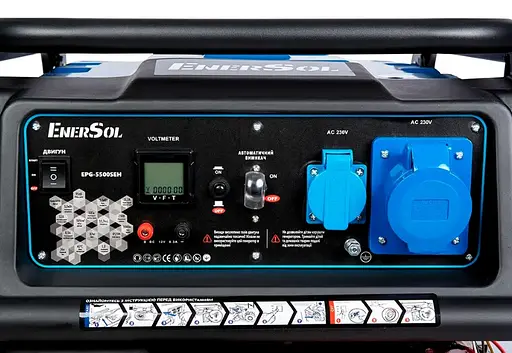 Генератор бензиновий EnerSol 5/5.5 кВт EPG-5500SEH - фото 9