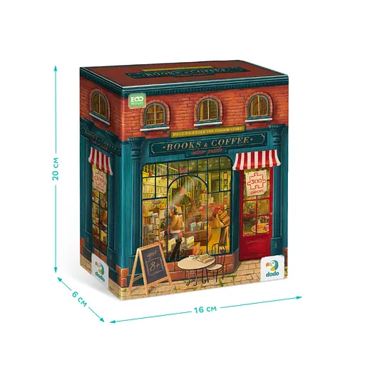 Пазл классический "Книжный магазин" 300602, 300 элементов - фото 3