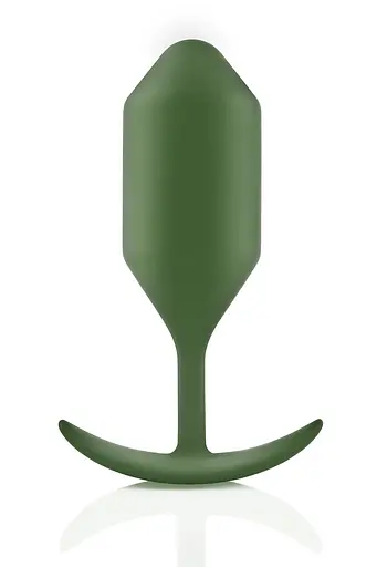 Анальна пробка B-Vibe Snug Plug 4, 14 см (зелений)
