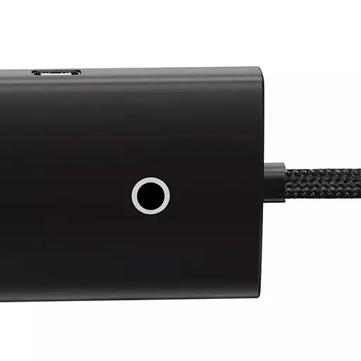 Переходник HUB Baseus Lite Series 4in1 (USB-A to USB3.0*4) (0.25m) (WKQX03) Black - фото 3