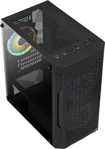 Корпус Aerocool Trinity Mini-G-BK-v2 RGB Black (ACCS-PV32033.11) - фото 3