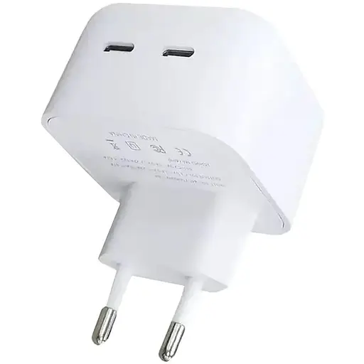 Блок живлення для ноутбука Apple 35W Dual USB-C Port Compact Power Adapter (MNWM3) BOX [72788]
