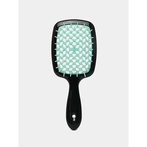 Щітка для волосся Janeke Superbrush Standard чорна з бірюзовим - фото 3