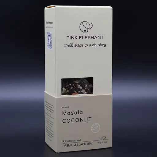 Coconut Masala - кокосовая масала 70 г, Pink Elephant - фото 2