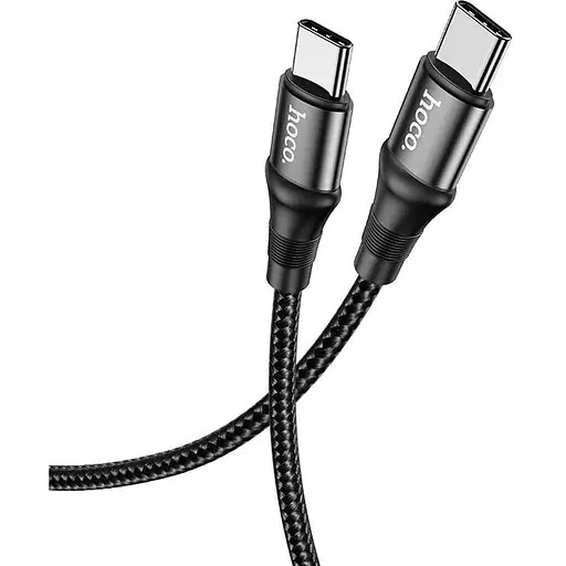 Кабель Hoco X50 Type-C to Type-C Exquisito 100W charging data cable L-2 м Чорний - фото 1