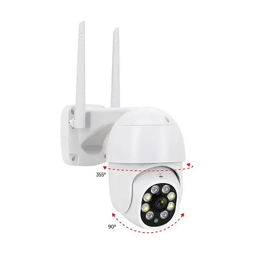 IP PTZ-видеокамера с WiFi 4Mp Light Vision VLC-9248WIA (Tuya) f=3.6mm, ИК+LED-подсветка, с микрофоном (75-00302) - фото 11