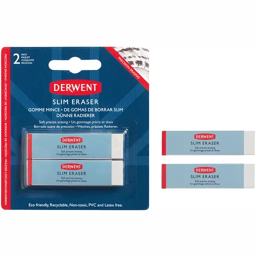 Набор ластиков Derwent Slim 2 шт - фото 2