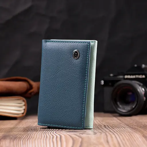 Кожаный женский кошелек ST Leather 12.2х8х2 см acs0028371 - фото 6