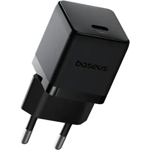 Мережевий зарядний пристрій Baseus Palm Fast Charger Type-C 30W EU Чорний - фото 1