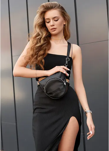 Сумка женская Sambag Sofi N черная 20 х 18 х 5 см (88193001n) - фото 1