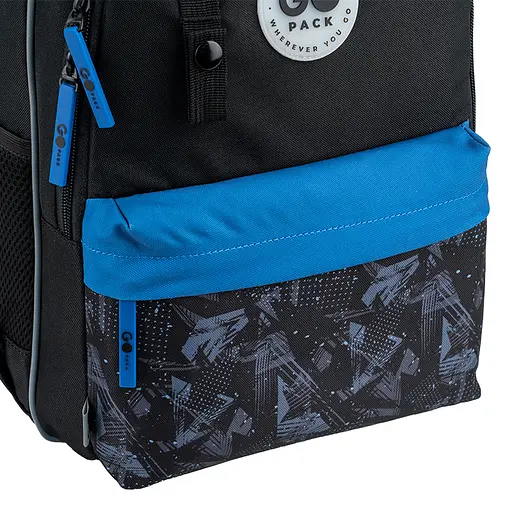 Рюкзак GoPack Education 182M Fearless Vibe Чорний (GO26-182M-6) - фото 9