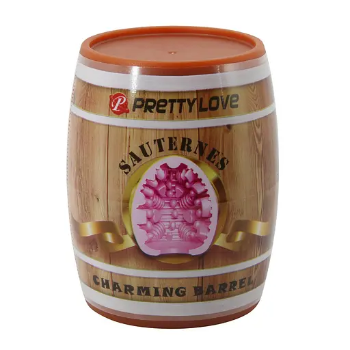 Мастурбатор яйце Pretty Love Bourbon Charming Barrel рожевий - фото 7