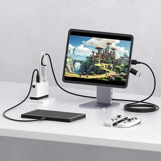 Зовнішня карта відеозахоплювача кабель Xiaomi Hagibis HDMI на USB/Type-C 1080P 60fps 100W PD (UHC10) - фото 5