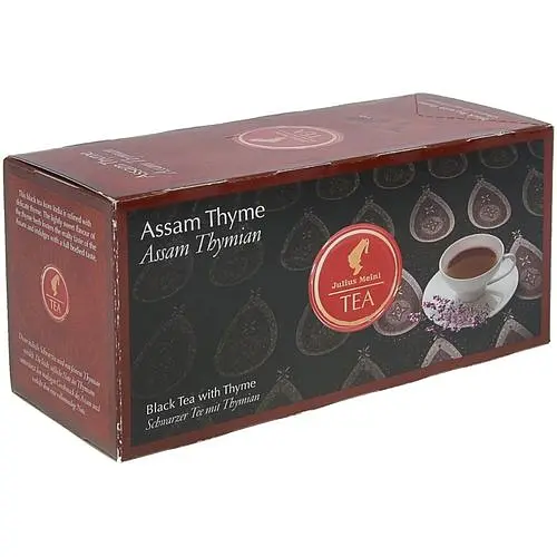 Чай Julius Meinl пакетований чорний ароматизований Ассам с чебрецом 25 шт - фото 1