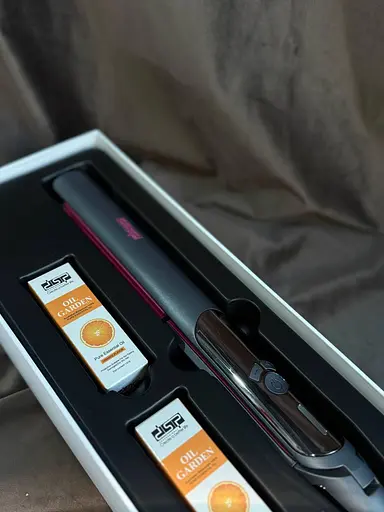 Випрямляч для волосся DSP 10265 45 Вт Червоний із сірим - фото 6