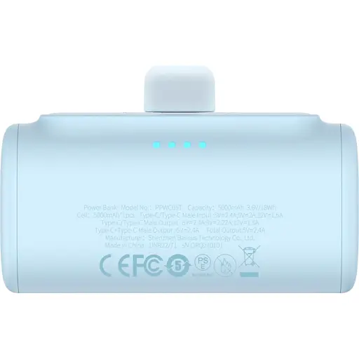 Внешний аккумулятор Baseus Compact Type-C Edition 5000mAh 20W Blue (P10068306313-00) [132862] - фото 5
