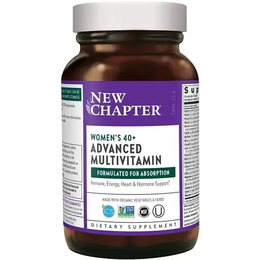 Вітаміни та мінерали New Chapter Women's Advanced 40+ Multivitamin, 96 таблеток