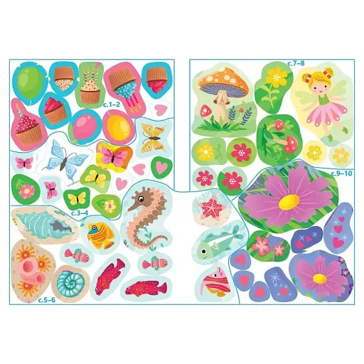 Феї. Розмальовка з наліпками - фото 3