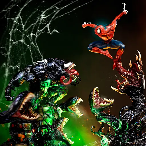 Статуэтка Marvel Venom - Deluxe Размер 1/10 (Веном) 25,5 см - фото 10