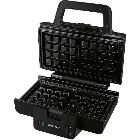 Вафельниця Silver Crest SW 900 A1 XXL, 900 Вт, для 2 бельгійських вафель, антипригарне покриття ILAG Select SP-300, без BPA - фото 2