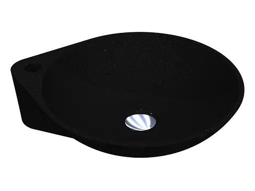 Умивальник Miraggio Florence mirastone black 0000682, Чорний матовий - фото 2