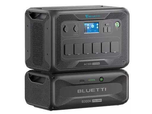 Комплект зарядной станции BLUETTI AC300 + дополнительная батарея B300K battery module - фото 3