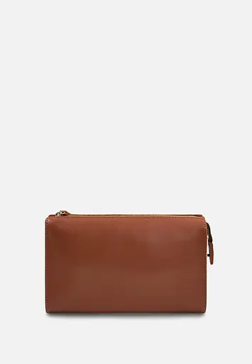 Шкіряний млатч світло-коричневий краст - фото 6