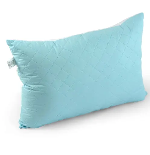 Подушка Руно 50х70 силиконовая стеганная "Голубая" К_310.52С_Голубой - фото 5