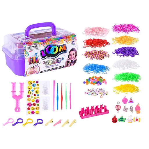 Набір бісеру для виготовлення креативних аксесуарів 16204(Violet)